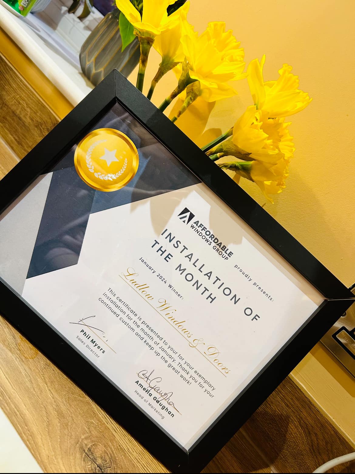 Ludlow Windows & Doors - Installation of the Month Award